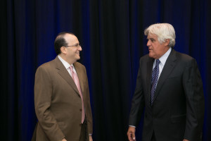 Dr. Glasberg with Jay Leno