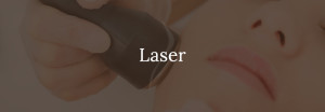 woman getting laser on face