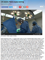 Life Lessons: Plastic Surgery Warning - article thumbnail