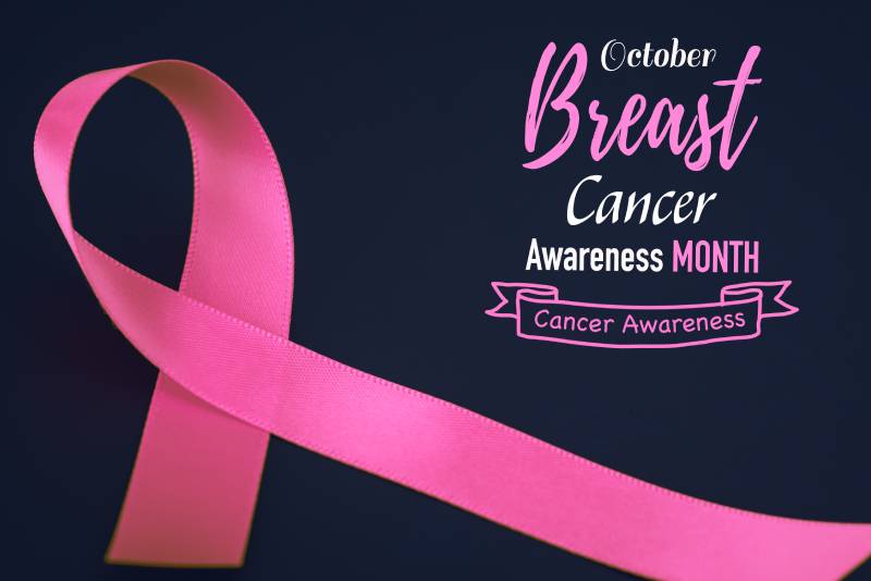 Breast Cancer Awareness Month Pink Ribbon