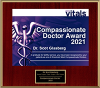 Dr. Scot Bradley Glasberg, M.D. | New York NY | Compassionate Doctor Award 2021